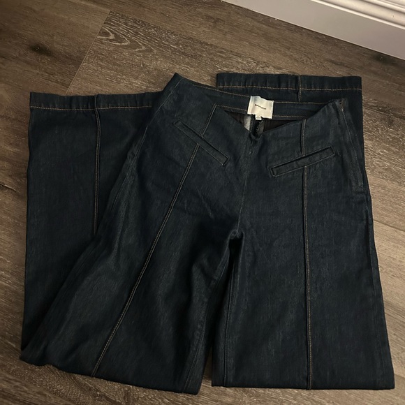 Reformation Arana Stretch Denim Low Waist Jeans - Picture 4 of 6